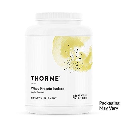 Thorne Research - Whey Protein Isolate (Vanilla Flavor) - Easy-to-Digest Whey Protein Isolate Powder - NSF Certified for Sport - 28.5 oz Supplement Thorne Research 