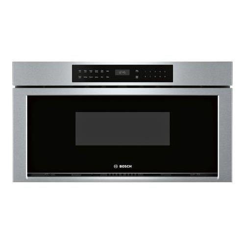 HMD8053UC 30 800 Series Drawer Microwave with 1.2 cu. ft. Capacity 950 Watt Microwave Power and Automatic Sensor Programs in Stainless Steel Wireless Bosch 
