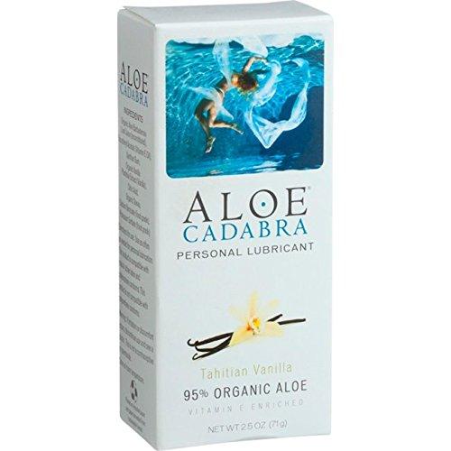 Aloe Cadabra Natural Organic Aloe Vera Personal Lubricant and Vaginal Moisturizer (Flavored Tahitian Vanilla) Aloe Cadabra Aloe Cadabra 