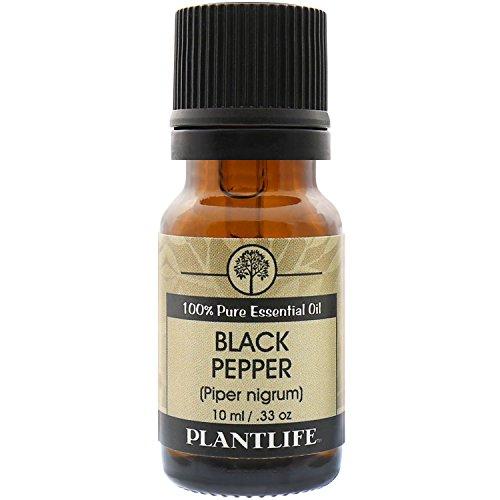 Black Pepper Essential Oil (100% Pure and Natural, Therapeutic Grade) 10 ml Essential Oil Plantlife 