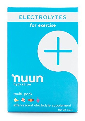 Nuun Hydration: Electrolyte Drink Tablets, Juicebox Mixed Flavor Pack, Box of 4 Tubes (40 servings), to Recover Essential Electrolytes Lost Through Sweat Supplement Nuun 