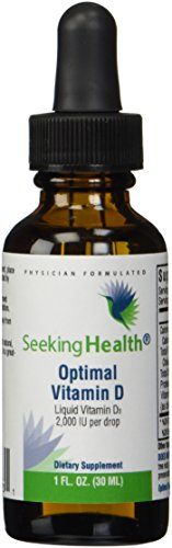 Optimal Vitamin D3 Liquid | 2,000 IU Per Drop | 900 Servings | High Potency | Physician Formulated | Seeking Health by Seeking Health Supplement Seeking Health 