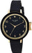 kate spade new york Women's Park Row Silicone Stainless Steel Japanese-Quartz Watch Strap, Black, 12 (Model: KSW1352) Watch Kate Spade New York 
