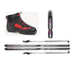 Whitewoods New Junior NNN Cross Country Package Skis Boots Poles 137cm (35, 30-60 lbs.) Ski Whitewoods 