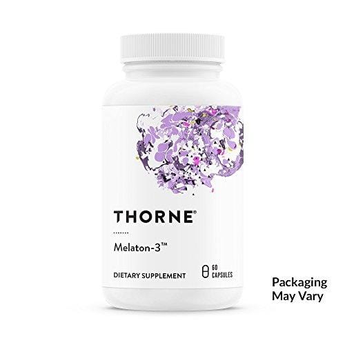 Thorne Research - Melaton-3 - Melatonin Supplement (3 mg) to Promote Sleep and Relaxation - 60 Capsules Supplement Thorne Research 