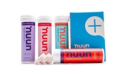 Nuun Hydration: Electrolyte Drink Tablets, Juicebox Mixed Flavor Pack, Box of 4 Tubes (40 servings), to Recover Essential Electrolytes Lost Through Sweat Supplement Nuun 