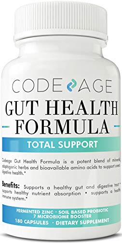 Extra Strength Leaky Gut Repair -180 Count- Supports Gut Healing, Optimal Digestive Health. For Bloating, Constipation, IBS, Diarrhea, and Irregularity. Advanced Digestive - L-Glutamine, Licorice Root Supplement Code Age 