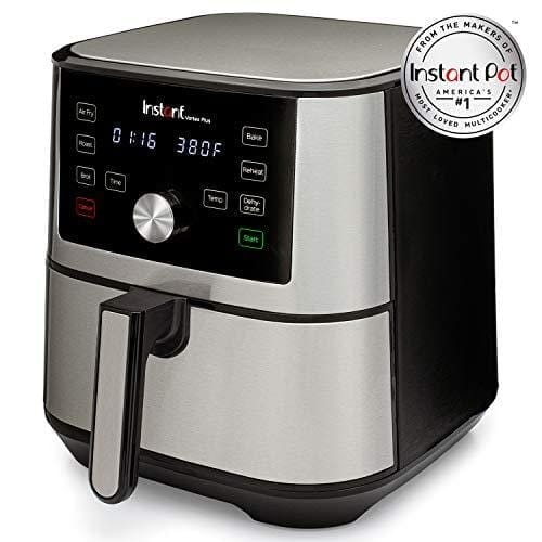 Instant Vortex Plus 6-in-1 Air Fryer, 6 Quart, 6 One-Touch Programs, Air Fry, Roast, Broil, Bake, Reheat, and Dehydrate Kitchen Instant Pot 