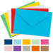 Colorful Self-Seal Envelopes 5" x 7" Assorted Colors 105 Pack Envelopes for Invitations, Birthday, Graduation, Baby Shower, Greeting Card Office Product Purple Q Crafts 