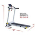 Sunny Health & Fitness Easy Assembly Motorized Walking Treadmill, White Sport & Recreation Sunny Health & Fitness 