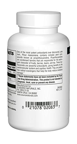 Source Naturals Pine Bark Extract 150mg - 60 Tablets Supplement Source Naturals 