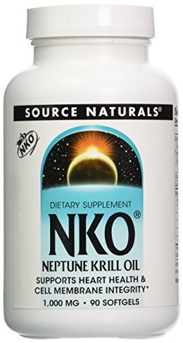 SOURCE NATURALS Nko Neptune Krill Oil 1000 Mg Soft Gel, 90 Count Supplement Source Naturals 