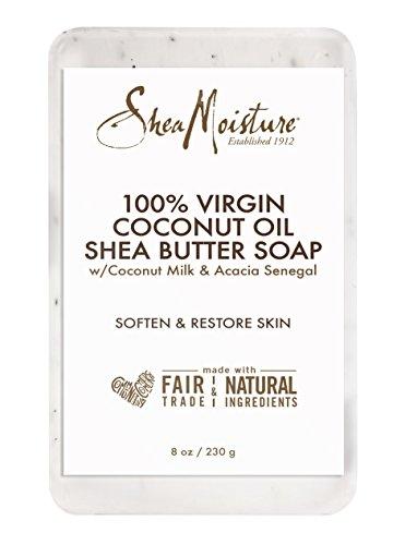 SheaMoisture 100% Virgin Coconut Oil Shea Butter Soap, 8 Ounce Skin Care Shea Moisture 