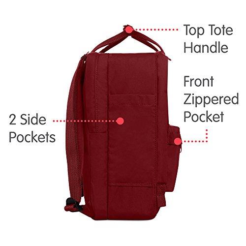 Fjallraven - Kanken Laptop 13" Bag, Heritage and Responsibility Since 1960, Ox Red Backpack Fjallraven 