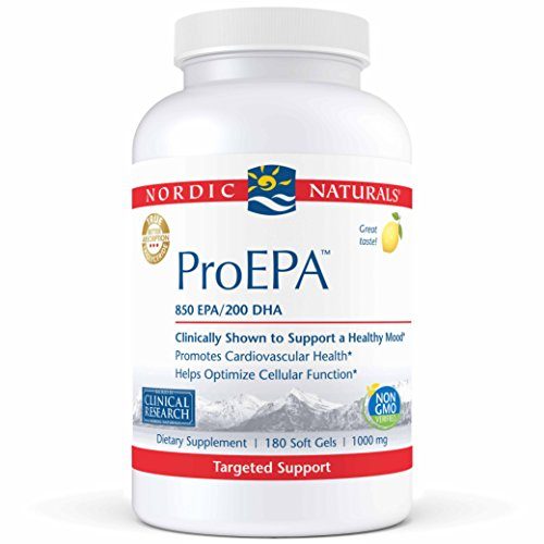 Nordic Naturals Pro - ProEPA, Promotes Cardiovascular Health, Supports Gastrointestinal Health and a Healthy Mood - Lemon Flavored 180 Soft Gels Supplement Nordic Naturals 