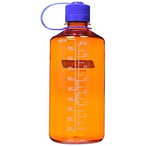 Nalgene Tritan 32-Ounce Narrow Mouth BPA-Free Water Bottle, Orange w/Blue Cap Sport & Recreation Nalgene 