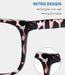 Blue Light Blocking Glasses,Square Nerd Eyeglasses Frame Anti Blue Ray Computer Game Glasses Anti Eyestrain & UV(5Pcs) Personal Computer Clear Ant 