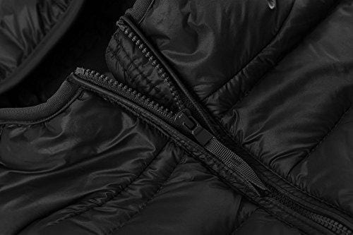 Wantdo Women's Hooded Packable Ultra Light Weight Short Down Jacket Black 2XL Ski Wantdo 
