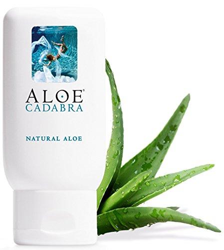 Aloe Cadabra Natural Personal Lube, Organic Best Sex Lubricant Oral Gel for Her, Him & Couples, Unscented, 2.5 oz Aloe Cadabra Aloe Cadabra 