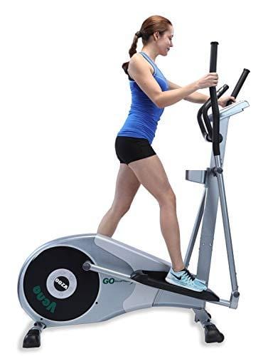 GOELLIPTICAL V-200 Standard Stride 17” Programmable Elliptical Exercise Cross Trainer Machine for Cardio Fitness Strength Conditioning Workout at Home or Gym Sports GOELLIPTICAL 