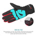 INBIKE Men's Winter Cold Weather Thermal Windproof Gel Bike Gloves Red XX-Large Outdoors INBIKE 