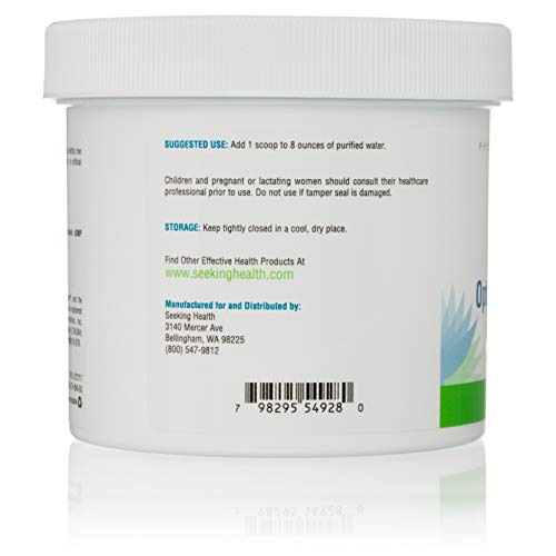 Optimal Electrolyte Orange | 30 Powder Servings | Seeking Health | Electrolyte Powder Drink | Electrolyte Replacement Supplement Seeking Health 