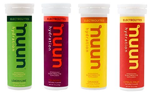 Nuun Hydration: Electrolyte Drink Tablets, Citrus Berry Mixed Flavor Pack, Box of 4 Tubes (40 servings), to Recover Essential Electrolytes Lost Through Sweat Supplement Nuun 