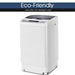 Giantex Full-Automatic Washing Machine Portable Compact 1.34 Cu.ft Laundry Washer Spin with Drain Pump, 10 programs 8 Water Level Selections with LED Display 9.92 Lbs Capacity Major Appliances Giantex 