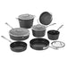 Cuisinart 62I-11 Conical Hard Anodized Cookware Set, Medium, Black Kitchen & Dining Cuisinart 