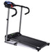 Goplus 1100W Electric Folding Treadmill, with LCD Display and Heart Rate Sensor, Compact Running Machine for Home Sports Goplus 