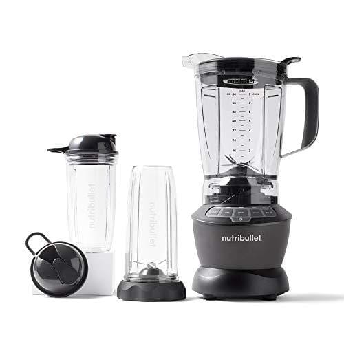 NutriBullet ZNBF30500Z Blender Combo 1200 Watt, 1200W, Dark Gray Kitchen NutriBullet 