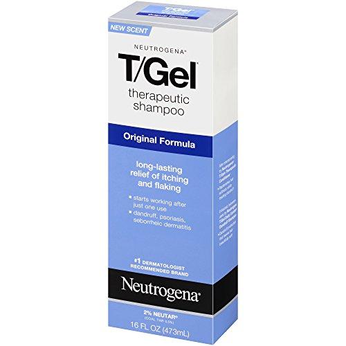 Neutrogena T/Gel Therapeutic Shampoo Original Formula, Anti-Dandruff Treatment for Long-Lasting Relief of Itching and Flaking Scalp as a Result of Psoriasis and Seborrheic Dermatitis, 16 fl. oz Hair Care Neutrogena 