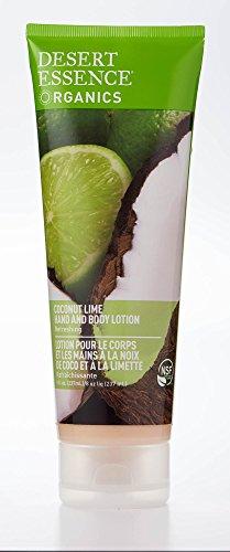 Organics Coconut Lime Hand & Body Lotion 8 fl oz Skin Care Desert Essence 