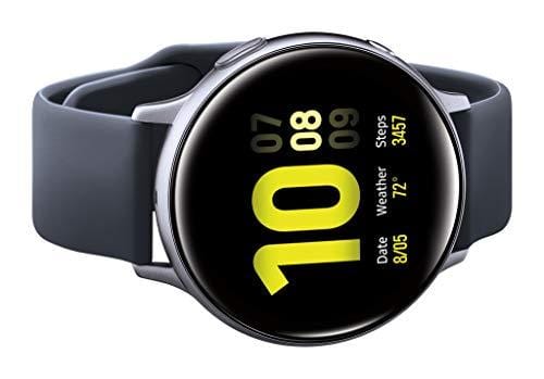 Samsung Galaxy Watch Active2 W/ Enhanced Sleep Tracking Analysis, Auto Workout Tracking, and Pace Coaching (44mm, GPS, Bluetooth), Aqua Black - US Version with Warranty Wireless Samsung 
