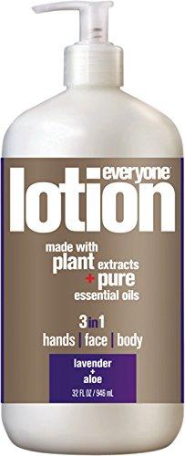 Everyone Lotion, Lavender and Aloe, 32 Ounce, 3 in1 hand,face,body Skin Care Everyone 