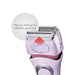 Panasonic Electric Shaver for Women, Cordless 4 Blade Razor, Bikini Trimmer Attachment, Pop-up Trimmer, Wet Dry Operation, Close Curves – ES2216PC Beauty Panasonic 