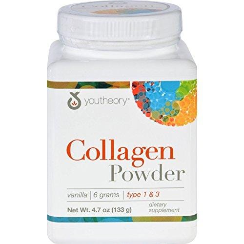 YOUTHEORY Vanilla Collagen Powder, 4.7 OZ Supplement Youtheory 