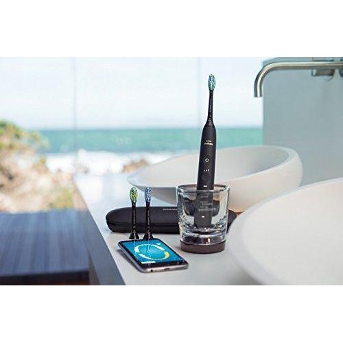Philips Sonicare DiamondClean Smart Electric, Rechargeable toothbrush for Complete Oral Care – 9300 Series, Black, HX9903/11 Electric Toothbrush Philips Sonicare 