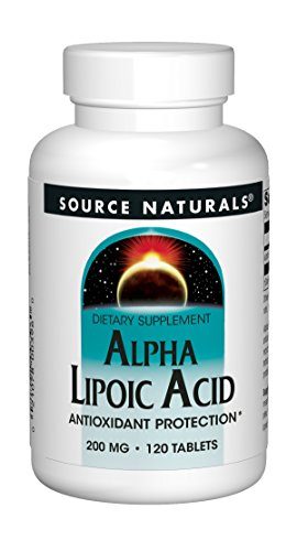 Source Naturals Alpha Lipoic Acid 200mg, Antioxidant Protection & Cell Metabolism Support - 120 Tablets Supplement Source Naturals 
