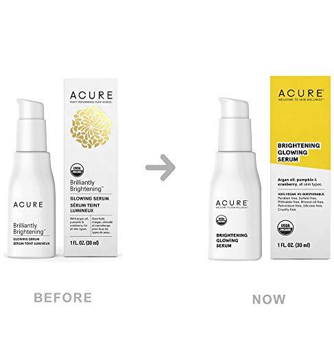 Acure Brilliantly Brightening Glowing Serum, 1 Fluid Ounce (Packaging May Vary) Skin Care Acure 