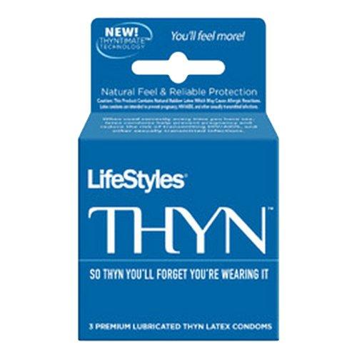 Lifestyles Thyn, 3 Count Condom LifeStyles 