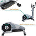 GOELLIPTICAL V-200 Standard Stride 17” Programmable Elliptical Exercise Cross Trainer Machine for Cardio Fitness Strength Conditioning Workout at Home or Gym Sports GOELLIPTICAL 