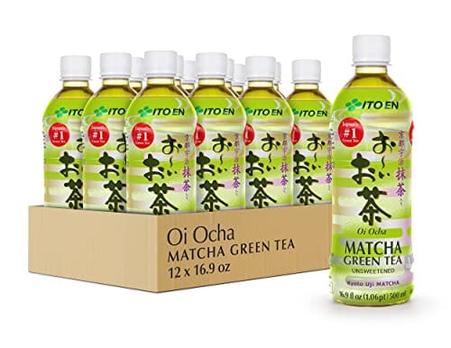 ITO EN Oi Ocha Matcha Green Tea Unsweetened, 16.9 Ounce Bottle (Pack of 12), Sugar Free Grocery Ito En 