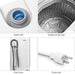 Giantex Full-Automatic Washing Machine Portable Compact 1.34 Cu.ft Laundry Washer Spin with Drain Pump, 10 programs 8 Water Level Selections with LED Display 9.92 Lbs Capacity Major Appliances Giantex 