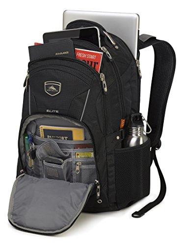 High Sierra Elite Laptop Backpack, Black Backpack High Sierra 