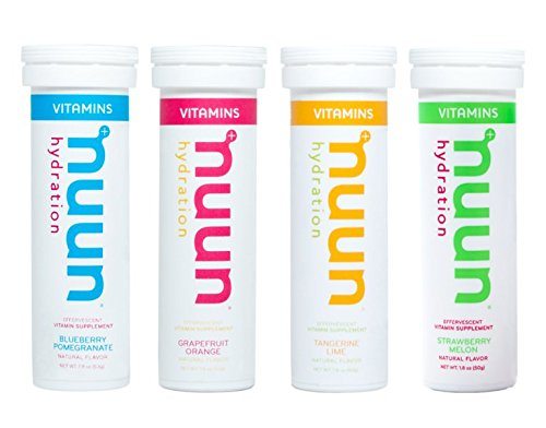 Nuun Hydration: Vitamin + Electrolyte Drink Tablets, Mixed Fruit Flavor Pack, Box of 4 Tubes (48 servings), Enhanced for Energy and Daily Health Supplement Nuun 