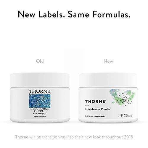 Thorne Research - L-Glutamine Powder - Glutamine Powder for GI Health and Immune Function - 18.1 oz Supplement Thorne Research 