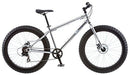 Mongoose Men's Malus Fat Tire Bike, Silver Outdoors Mongoose 