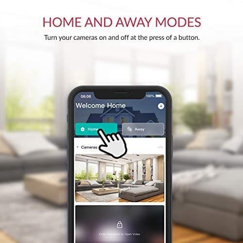 YI 4pc Home Camera, 1080p Wireless IP Security Surveillance System with Night Vision, Baby Monitor on iOS, Android App - Cloud Service Available Home Entertainment YI 