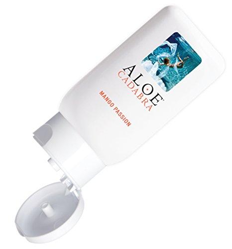 Flavored Personal Lubricant Organic, Natural Mango Passion Lube for Anal Sex, Oral, Women, Men & Couples, 2.5 Ounce Aloe Cadabra Aloe Cadabra Aloe Cadabra 